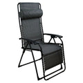 Relax-stol Oasi Medici XL aluminium/textilen 71 cm forfra