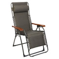 Relax-stol Oasi Naturline Amano aluminium/olefin forfra