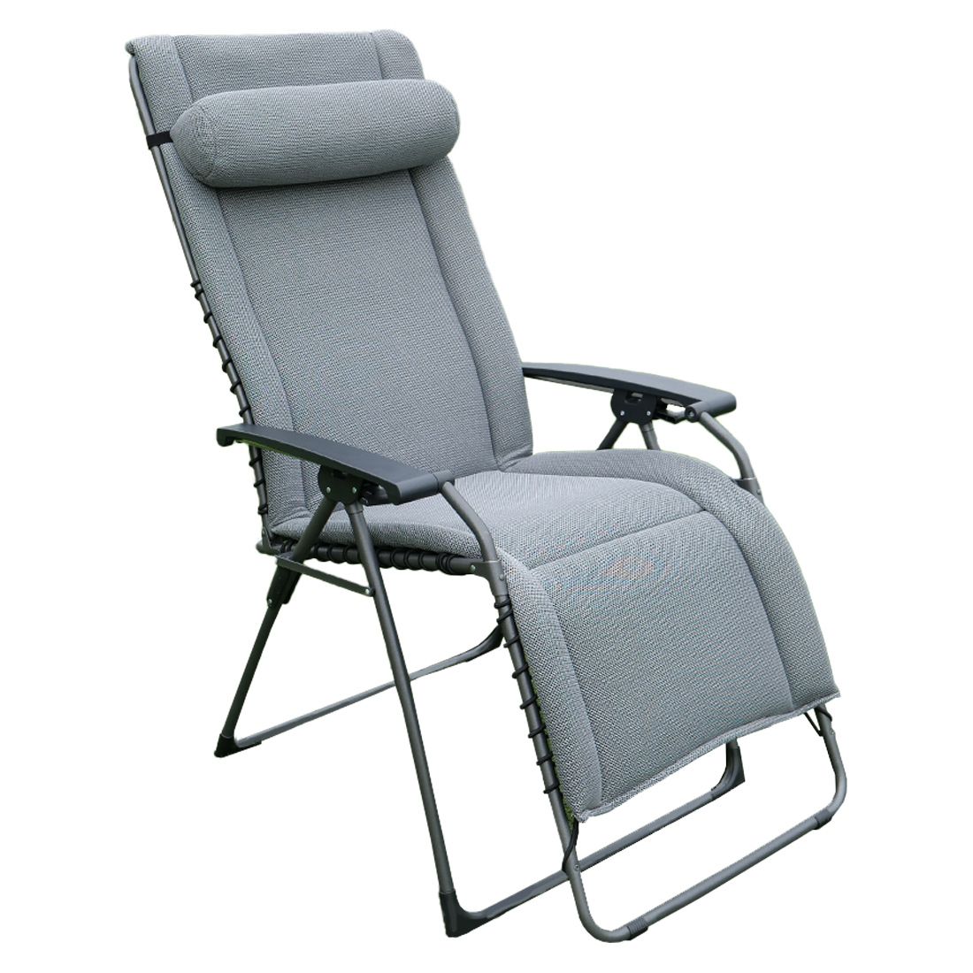 Relax-stol Oasi Sky Dream aluminium/3D Mesh forfra