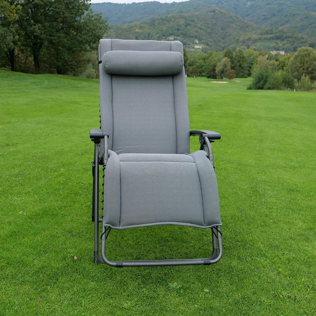 Relax-stol Oasi Sky Dream XL aluminium/3D Mesh detalj av materiale