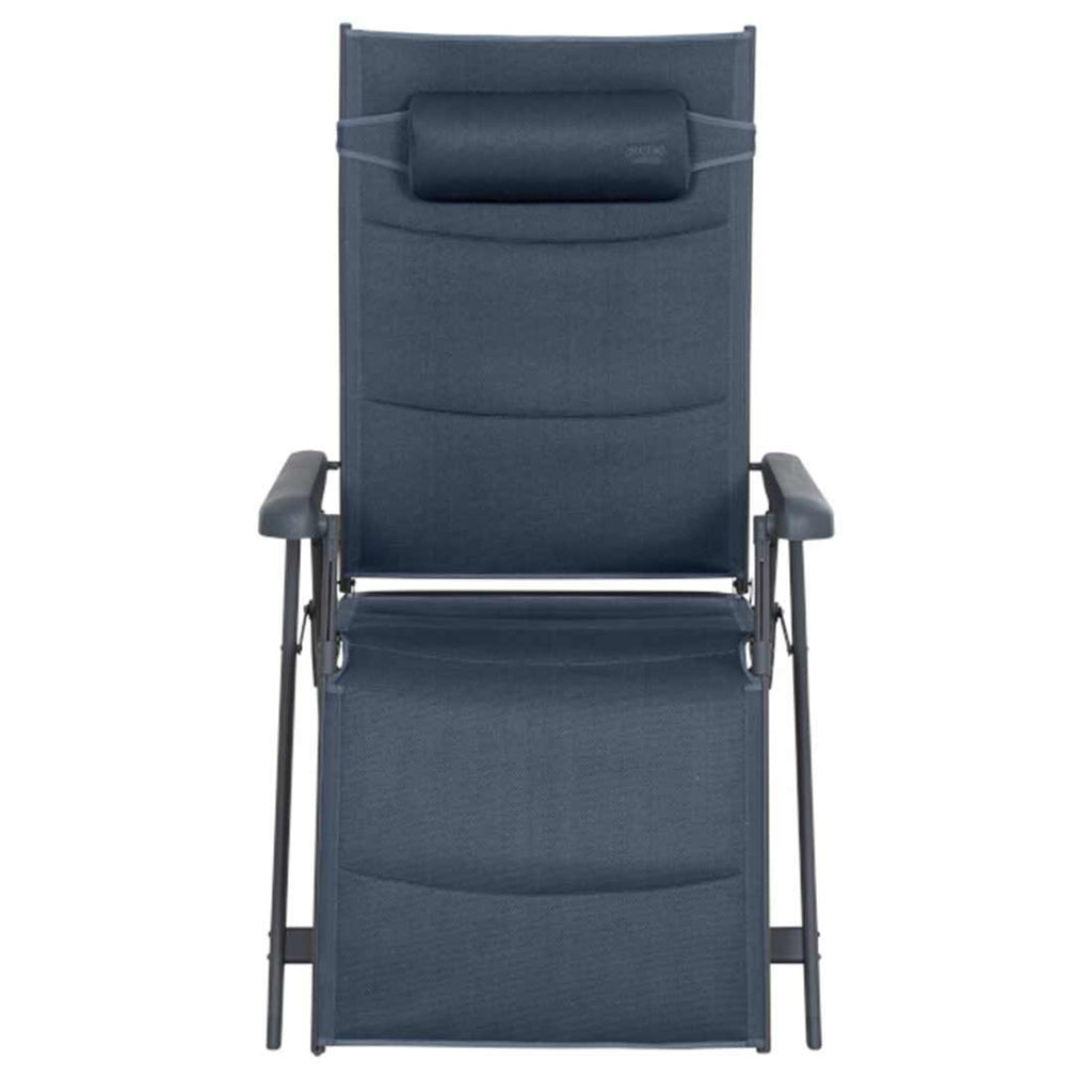 Relax-stol Premium XL camping justerbar aluminium/2D Mesh - Siena Garden bakside