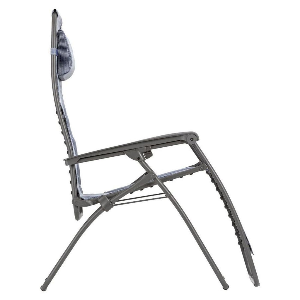 Relax-stol RSXA Clip stål/Batyline sammenleggbar sideprofil