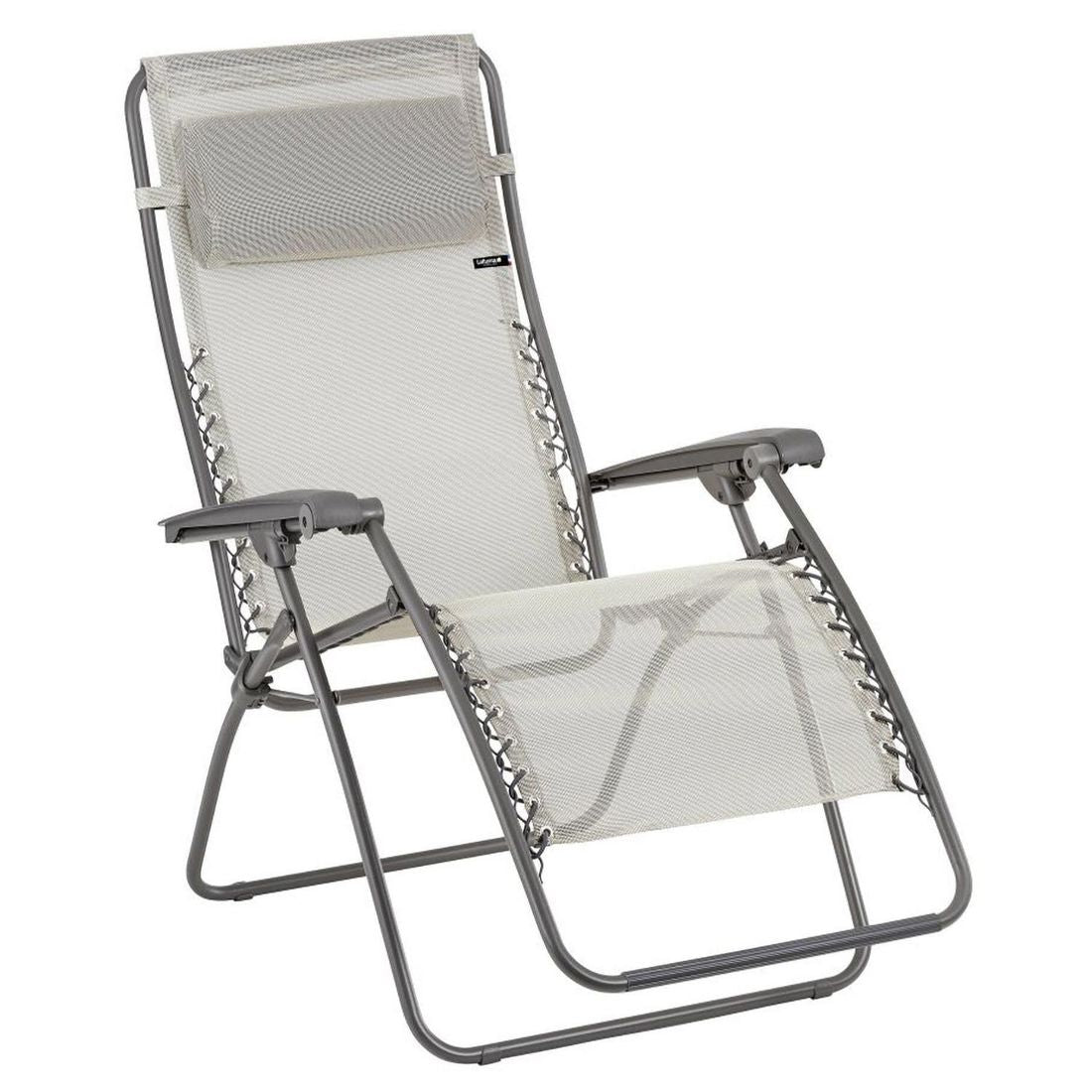 Relax-stol RSXA stål/Batyline sammenleggbar - Lafuma detalj av stoff