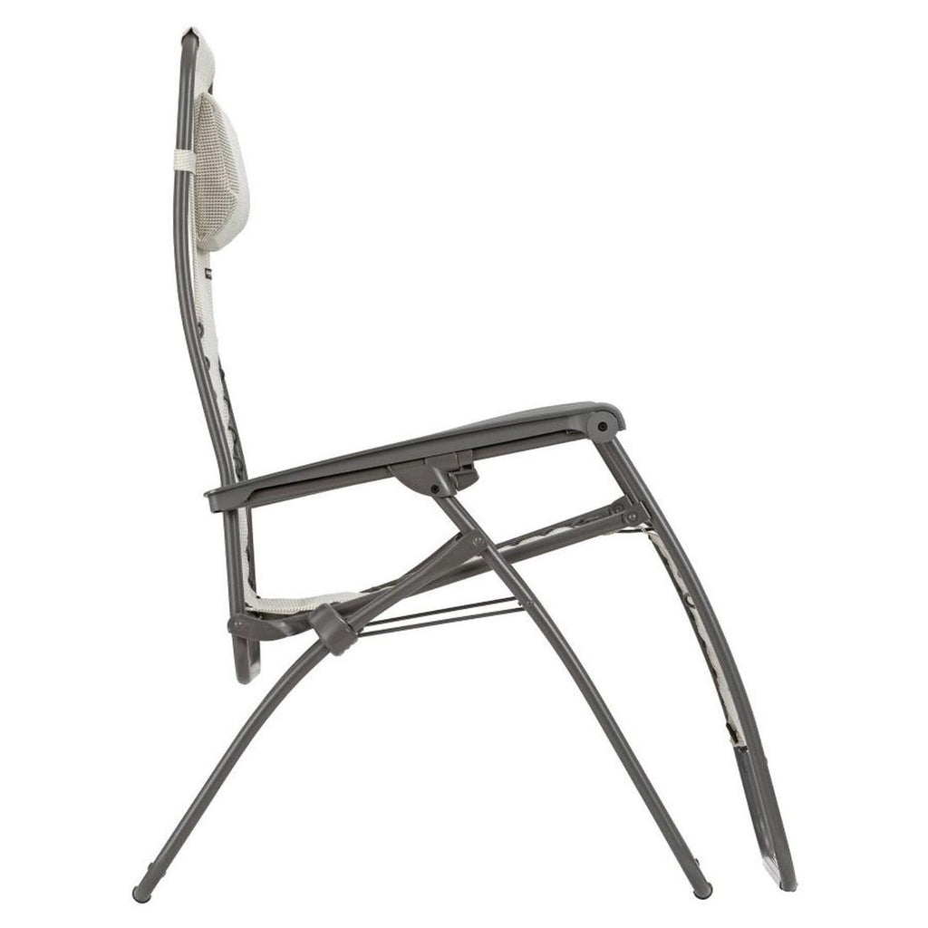 Relax-stol RSXA stål/Batyline sammenleggbar - Lafuma sideprofil