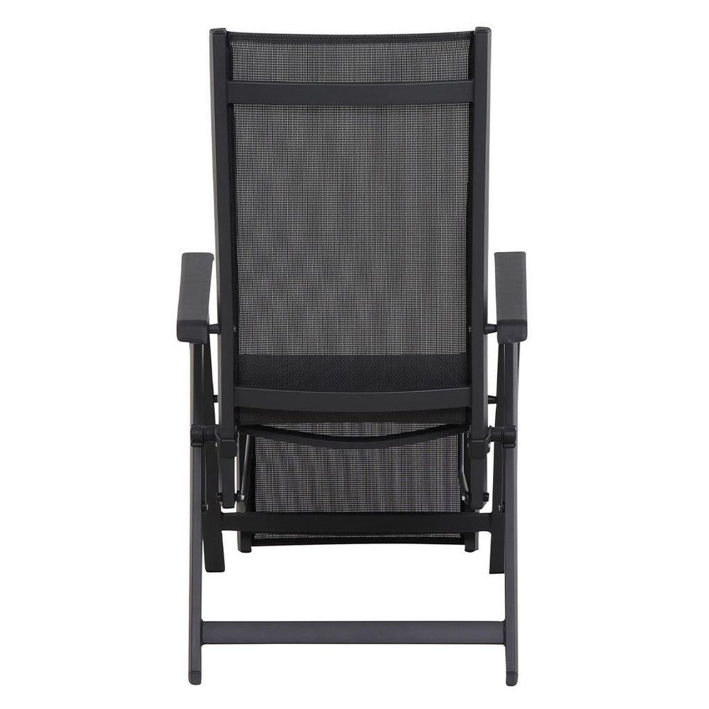 Relax-stol Tesoro justerbar aluminium/Ranotex antrasitt nærbilde av ramme