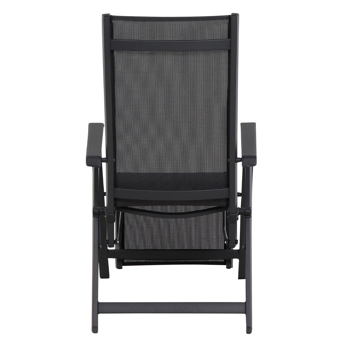 Relax-stol Tesoro justerbar aluminium/Ranotex antrasitt nærbilde av ramme