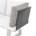 Repton tilkobling for spisesofa aluminium/textilen front