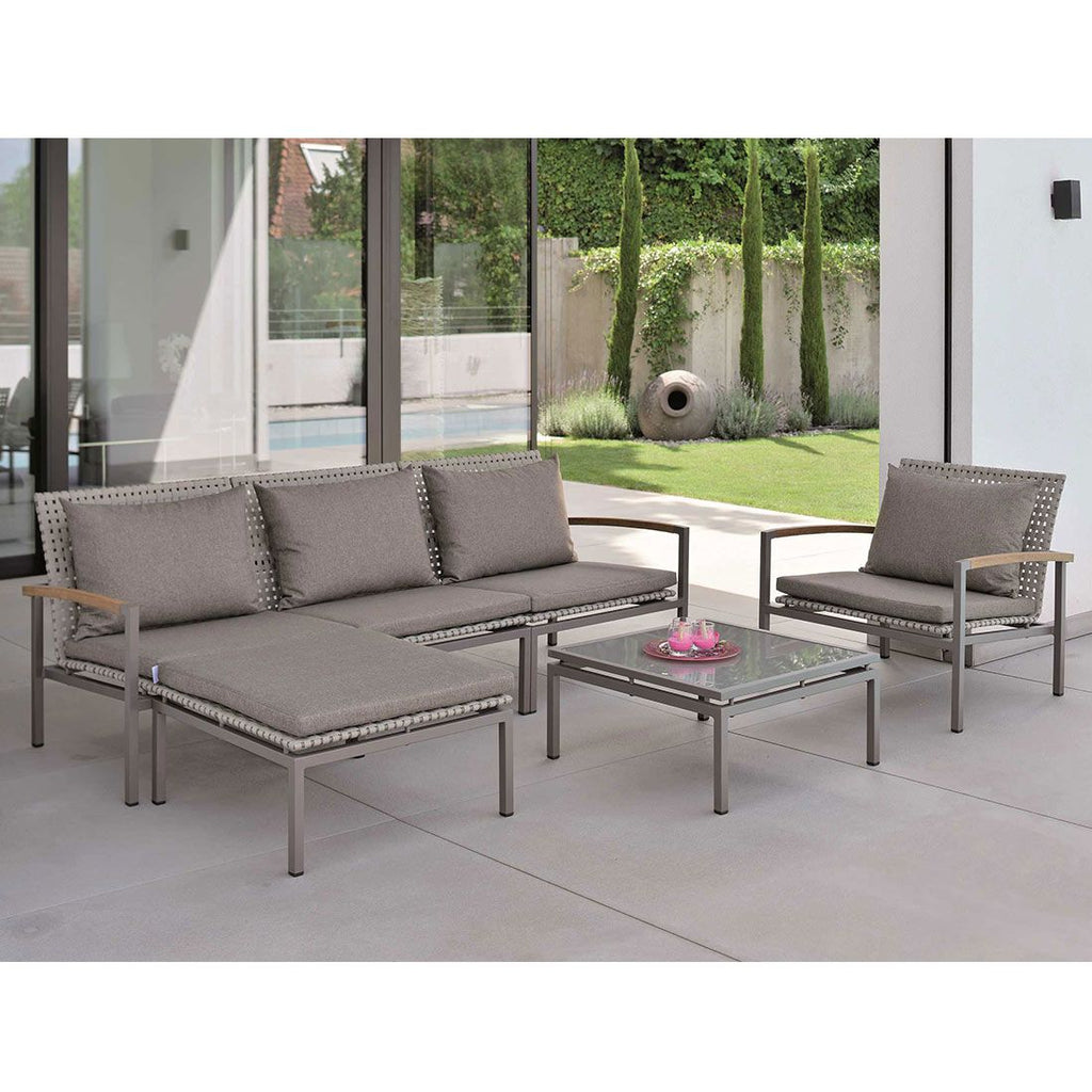 Ryggpute Lucy for lounge 76x54 cm polyakryl detalj av stoff