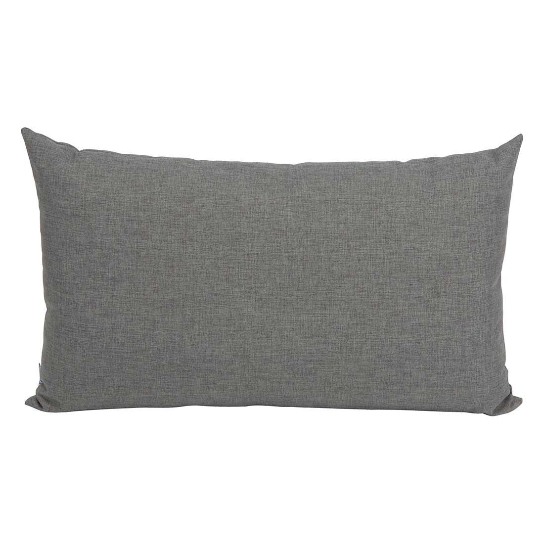 Ryggpute New Holly 75x46 cm Sunbrella grå melert fra Stern sett forfra