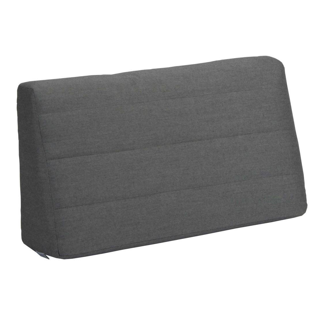 Ryggpute New Holly kileform 75x40 cm Sunbrella grå fra Stern, forfra