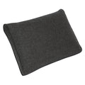 Ryggpute Premium kunstfiber 60x40 cm grafittgrå forfra