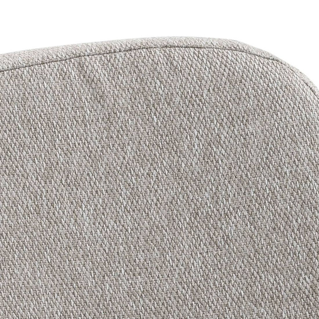 Ryggpute ute Lido 44x40 cm olefin taupe montert på stol