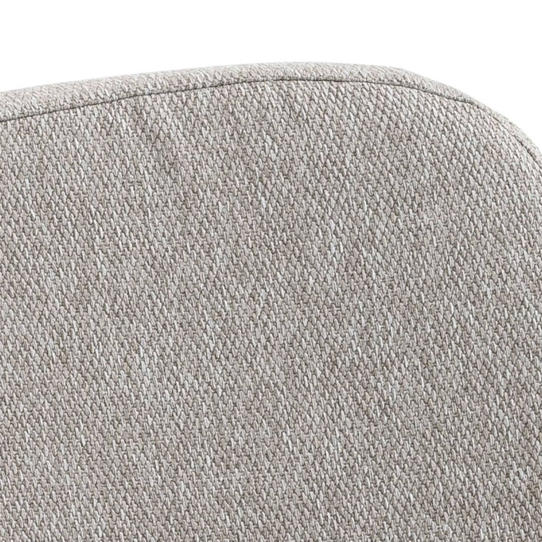 Ryggpute ute Lido 44x40 cm olefin taupe montert på stol