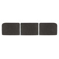 Ryggputer Kubu 3-pack 60x40 cm olefin antrasitt forfra
