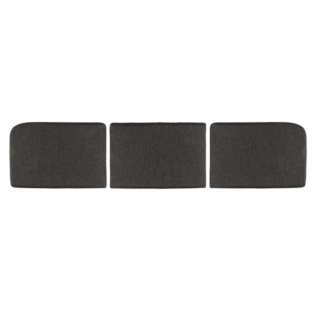 Ryggputer Kubu 3-pack 60x40 cm olefin antrasitt forfra