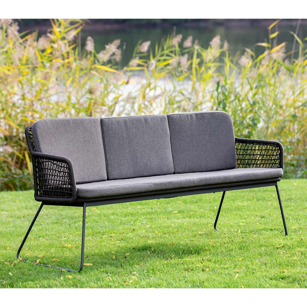 Ryggputer Kubu 3-pack 60x40 cm olefin antrasitt nærbilde stoff