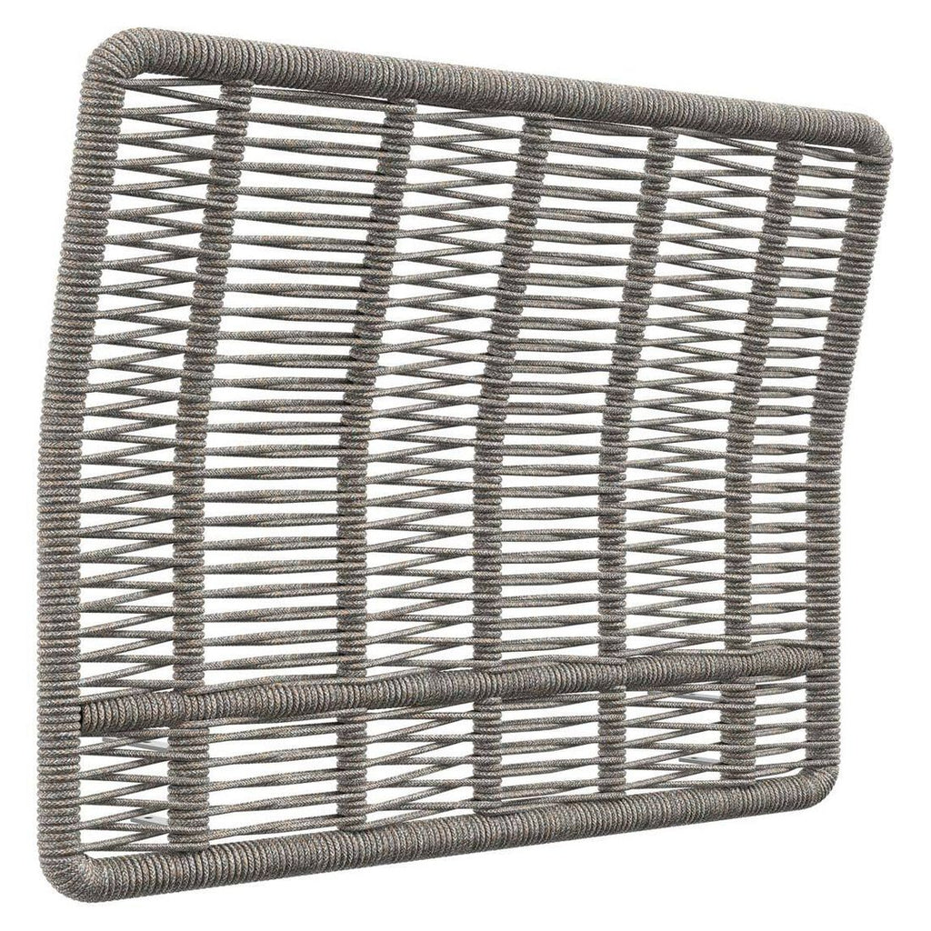 Ryggstøtte Ava tau 80x58 cm grå for terrasse