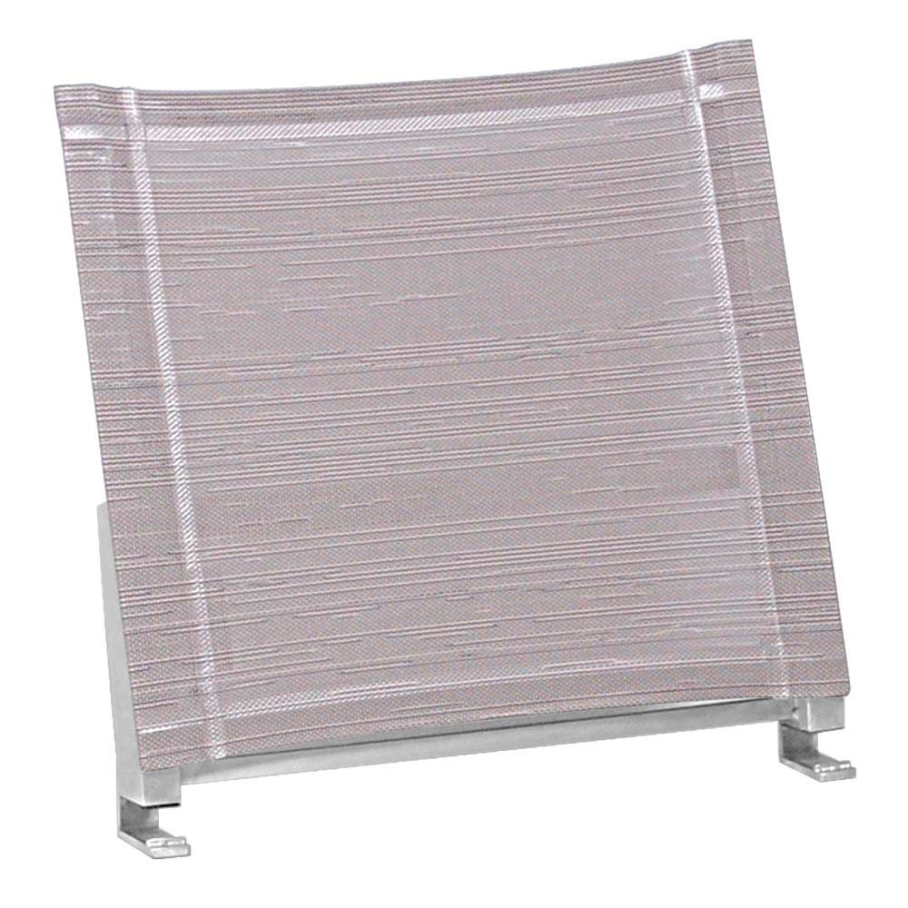Ryggstøtte Linax rustfritt stål Batyline 45 cm Zebra for hagebenk