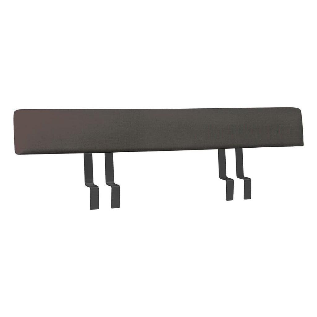 Ryggstøtte Quadux 140 cm aluminium/Tuvatextil Zebra forfra