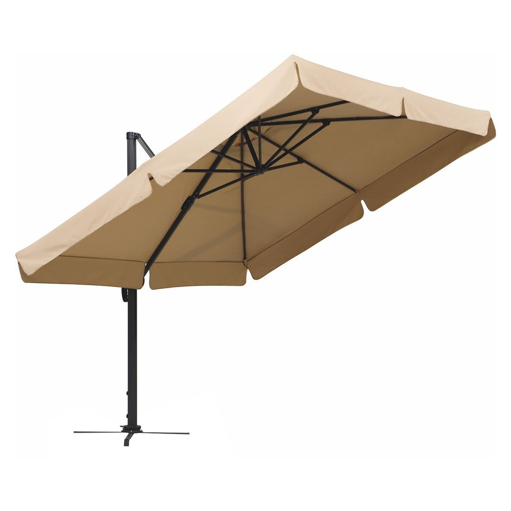 Fritthengende parasoll Rhodos 300x300 cm polyester - Schneider