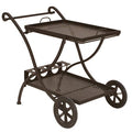 Serveringsvogn ute Romeo 94x65 cm smijern - MBM for terrasse og hage