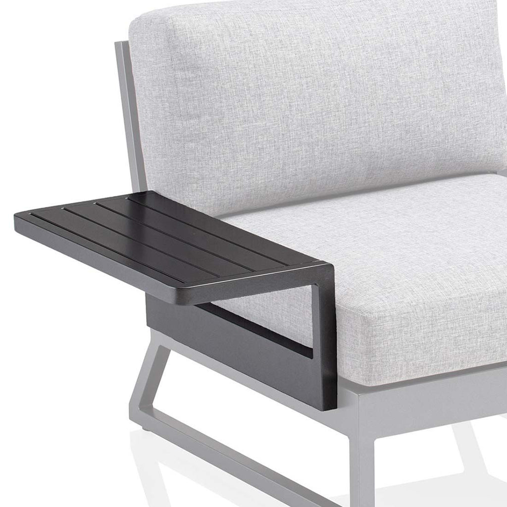 Sidebord Ocean Skid Platform 61x27 cm antrasitt forfra