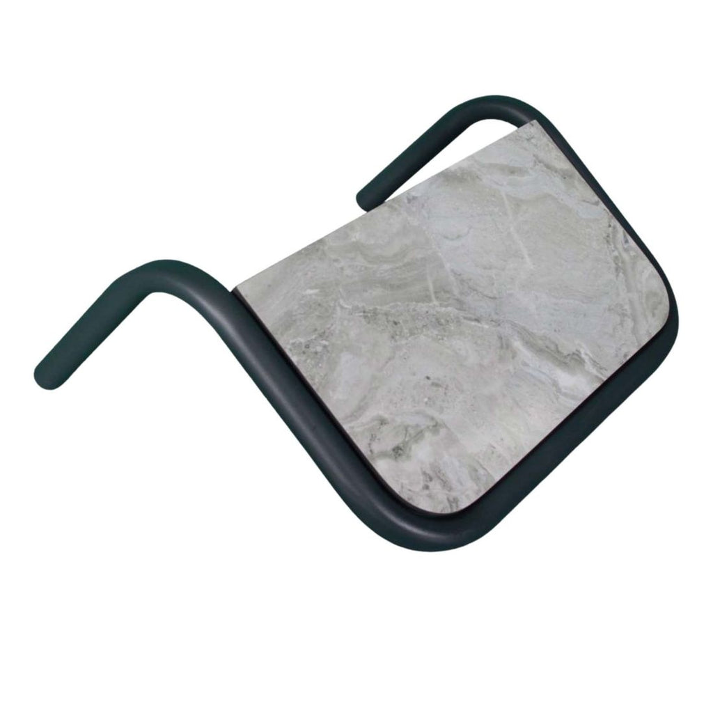 Sidebord Pandora 45x30 cm aluminium HPL bakside