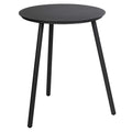 Sidebord ute aluminium Ø45 cm antrasitt - OUTLIV forfra