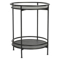 Sidebord ute Charles 52x52 cm aluminium/Silverstar forfra