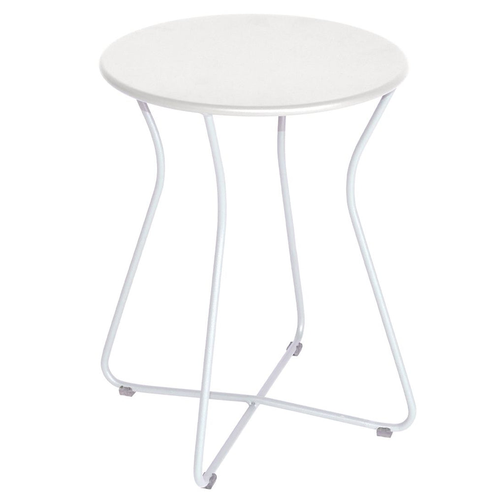 Sidebord ute Cocotte Ø34 cm stål, h45 cm - Fermob forfra