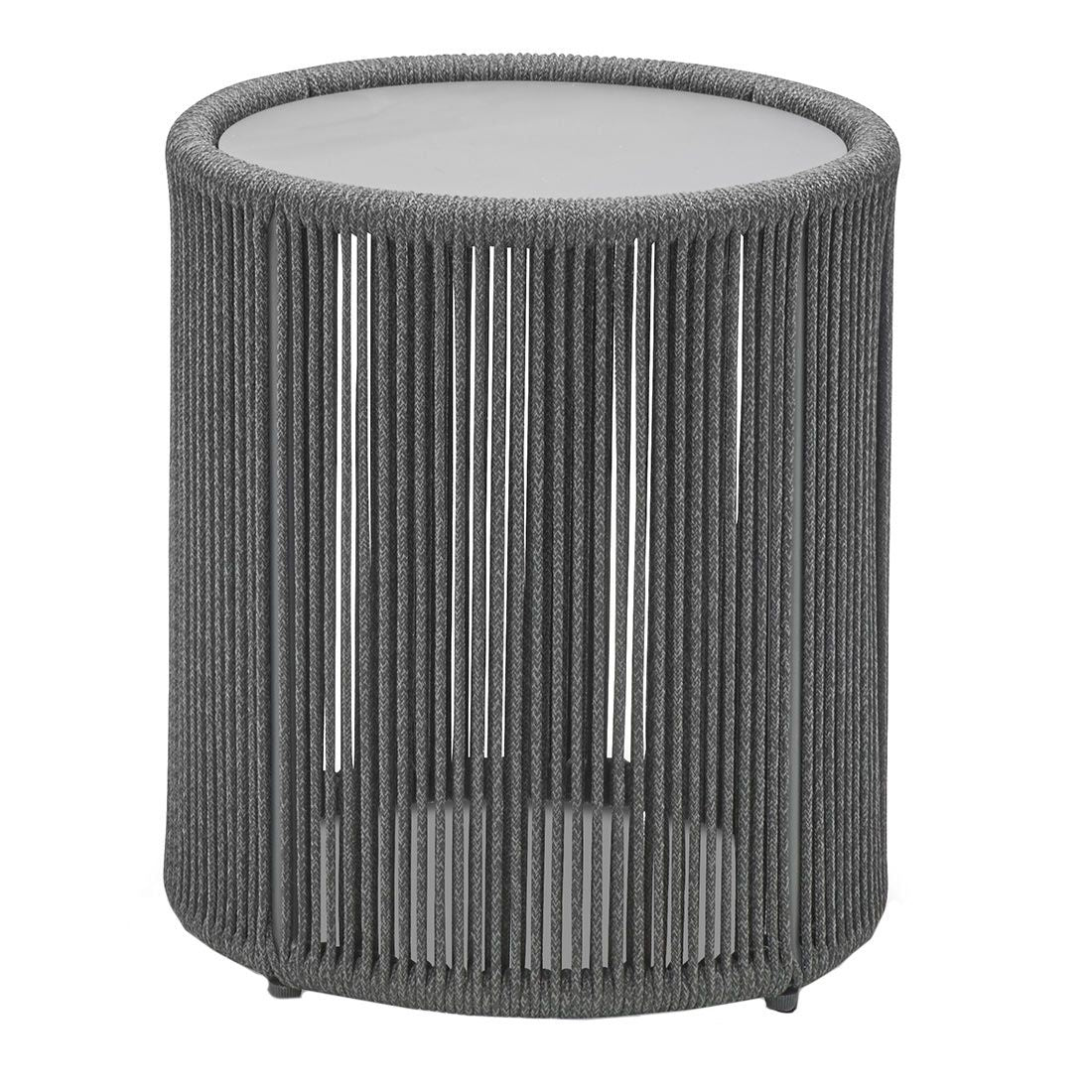 Sidebord ute Formentera aluminium tau Ø35,8 cm - Musterring forfra