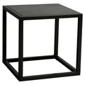 Sidebord ute John 45x45 cm aluminium/Dekton sett forfra