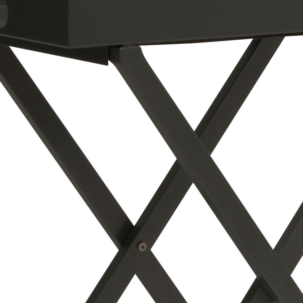 Sidebord ute med brett 60x40 cm aluminium sammenleggbar - Stern detalj