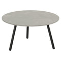 Sidebord ute Monaco aluminium/keramikk Ø60 cm forfra