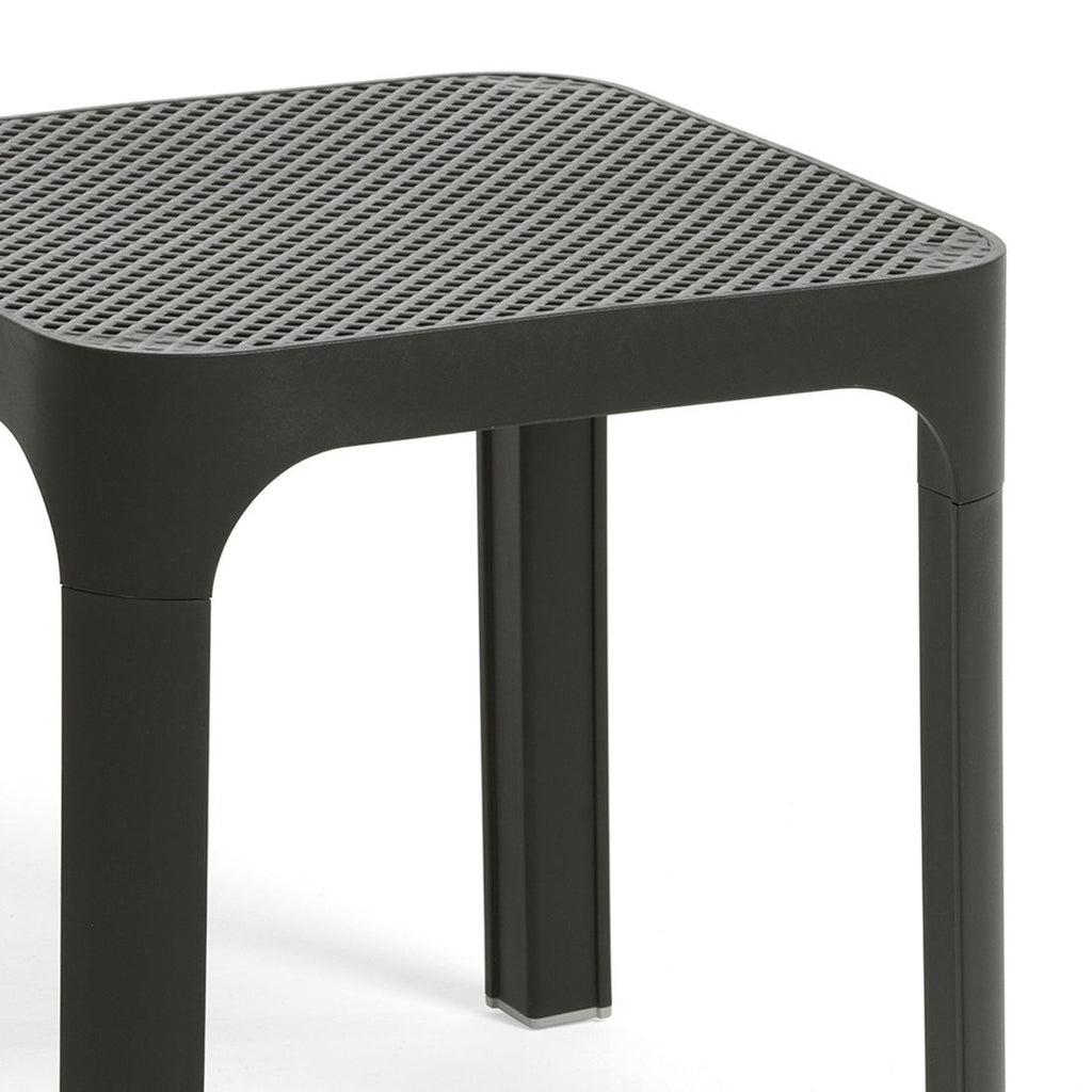Sidebord ute Net 40x40 cm stabelbart plast - Nardi stablet