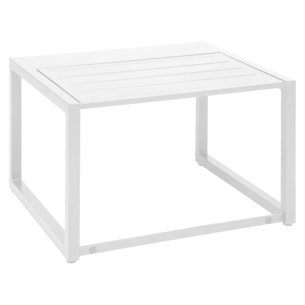 Sidebord ute Novus aluminium hvit 67x63 cm Stern forside