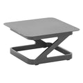 Sidebord ute Quattro 60x60 cm aluminium klappbar forfra
