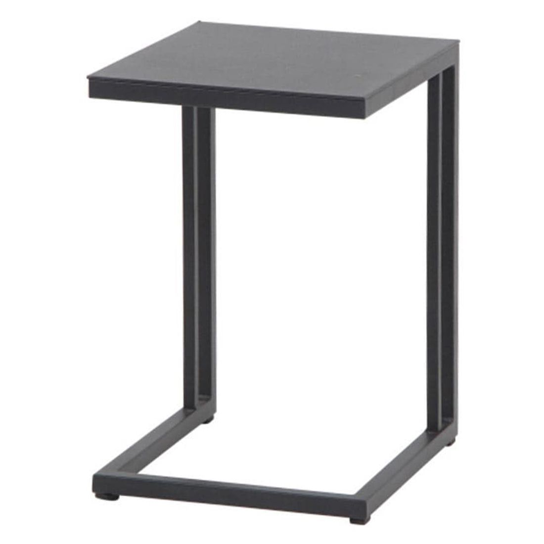 Sidebord ute Ramo aluminium 40x33,5 cm antrasitt forfra