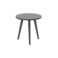 Sidebord ute Sophie Studio aluminium HPL Ø45 cm antrasitt Hartman forfra