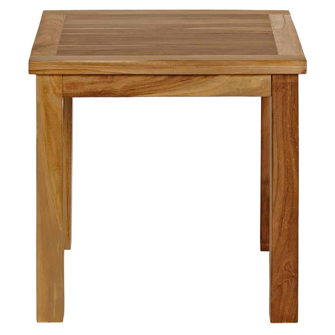 Sidebord ute Square teak 50x50 cm - OUTLIV bakside