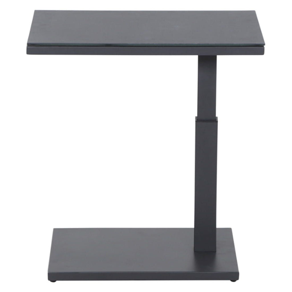 Sidebord ute Toreno høydejusterbar 60x40cm aluminium - Siena Garden bakside