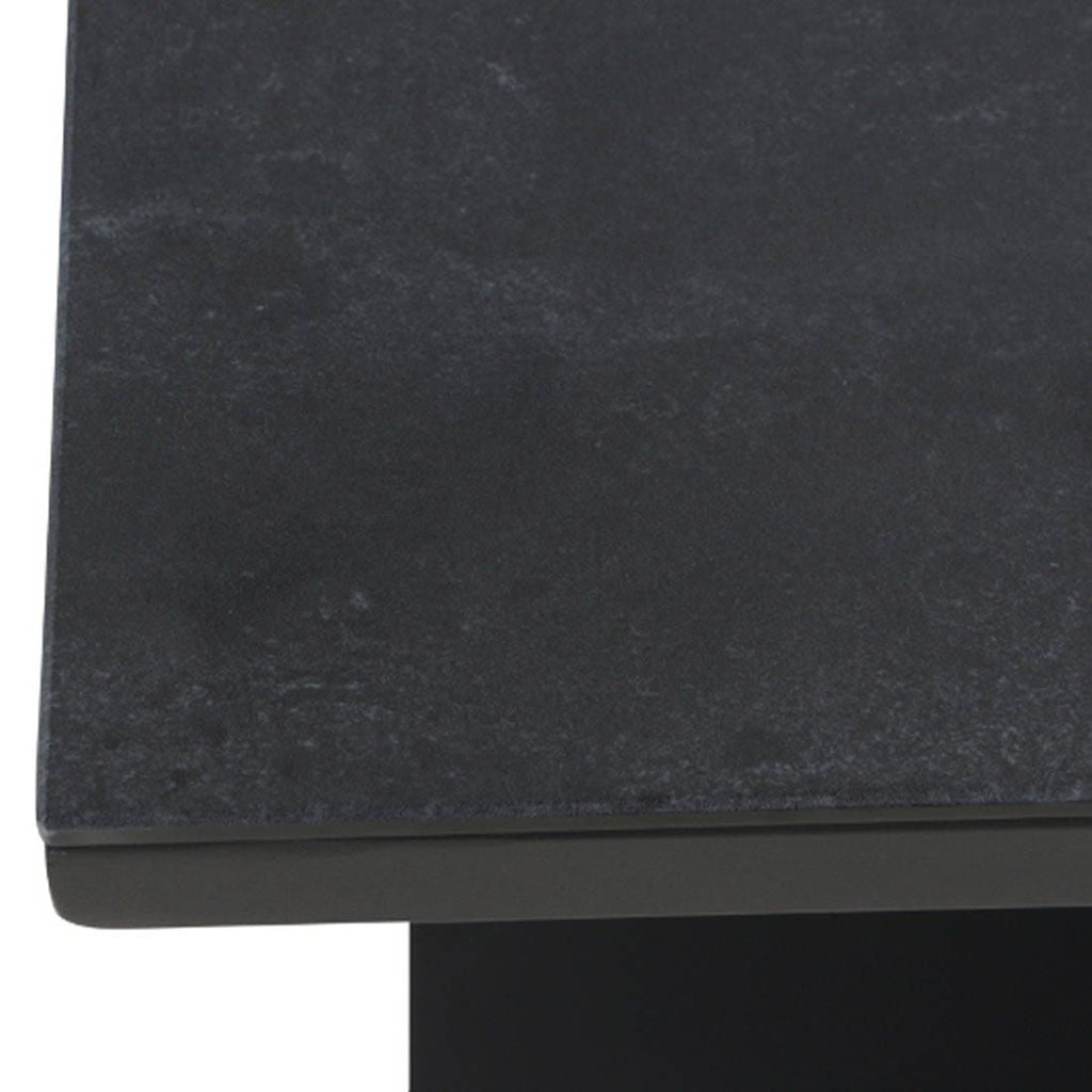 Sidebord ute Toreno høydejusterbar 60x40cm aluminium - Siena Garden høydejustering