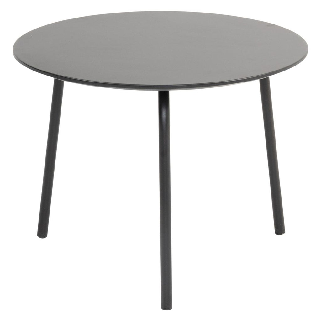 Sidebord ute Vienna Ø50 cm stål/fibersement Cosmic Collection forfra
