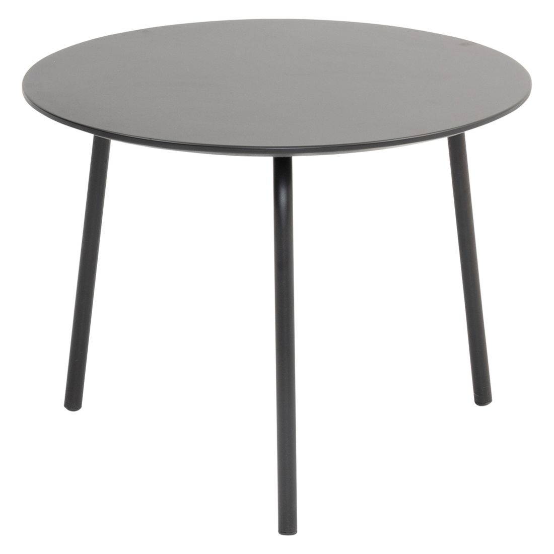 Sidebord ute Vienna Ø50 cm stål/fibersement Cosmic Collection forfra