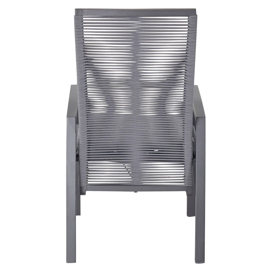 Sidevisning av Hagemøbelsett Diwo 6 plasser aluminium