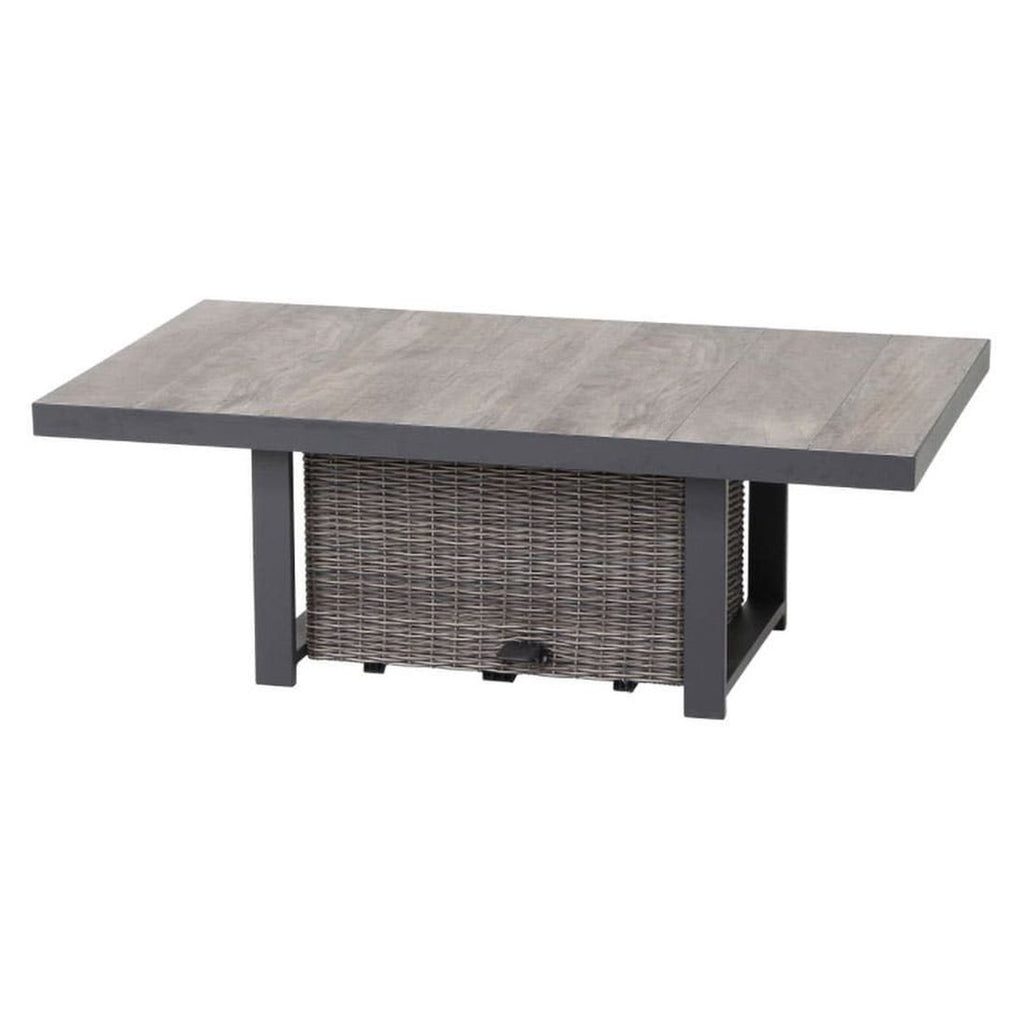 Spise-loungesett Corido flettverk/keramikk 279x219 cm - Siena Garden