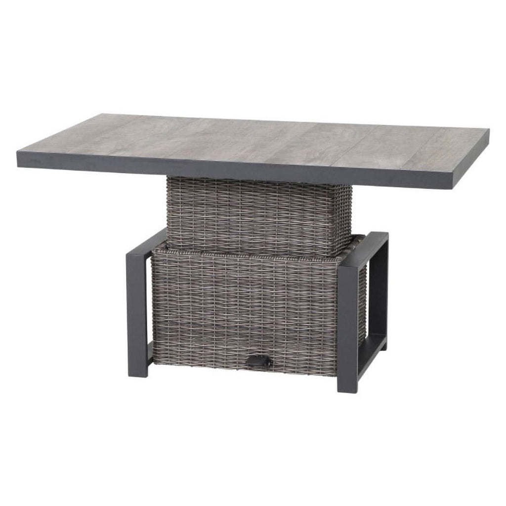 Spise-loungesett Corido flettverk/keramikk 279x219 cm - Siena Garden
