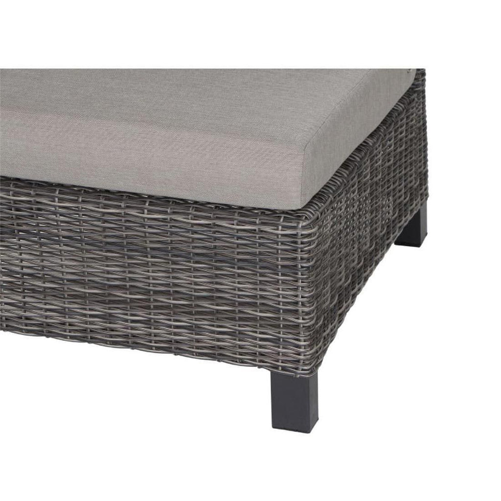 Spise-loungesett Corido flettverk/keramikk 279x219 cm - Siena Garden