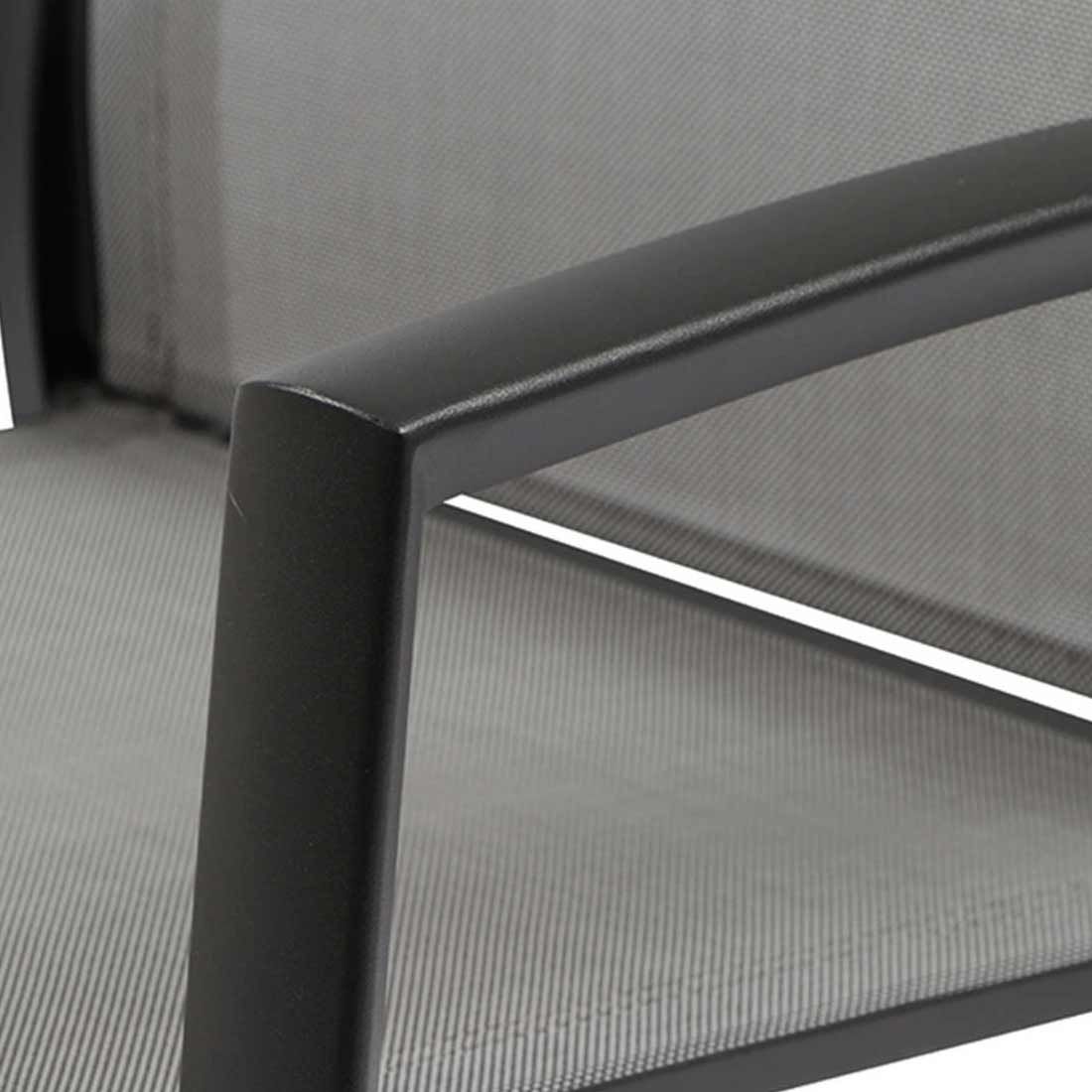 Hagemøbelsett Velia 4 plasser aluminium/keramikk 160x90 cm - Siena Garden