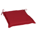 Sittepute 45x47 cm polyester rød - GO-DE forfra